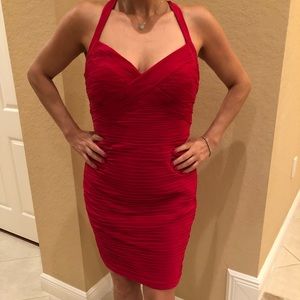 Cache Cocktail/ Semi-formal Dress Wine/Red Color